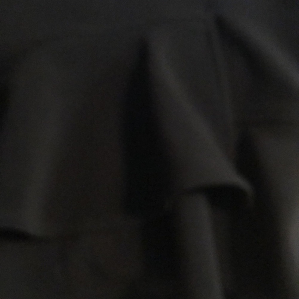 INC Black Asymmetrical Ruffle Short Stretch Skirt Cute & Flirty! Size 2 - Picture 8 of 8